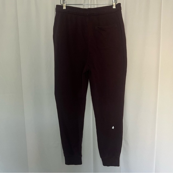 Four Laps Maroon Track Pants Men's Zip Ankle Joggers Performance 4 Laps Medium - Picture 5 of 6